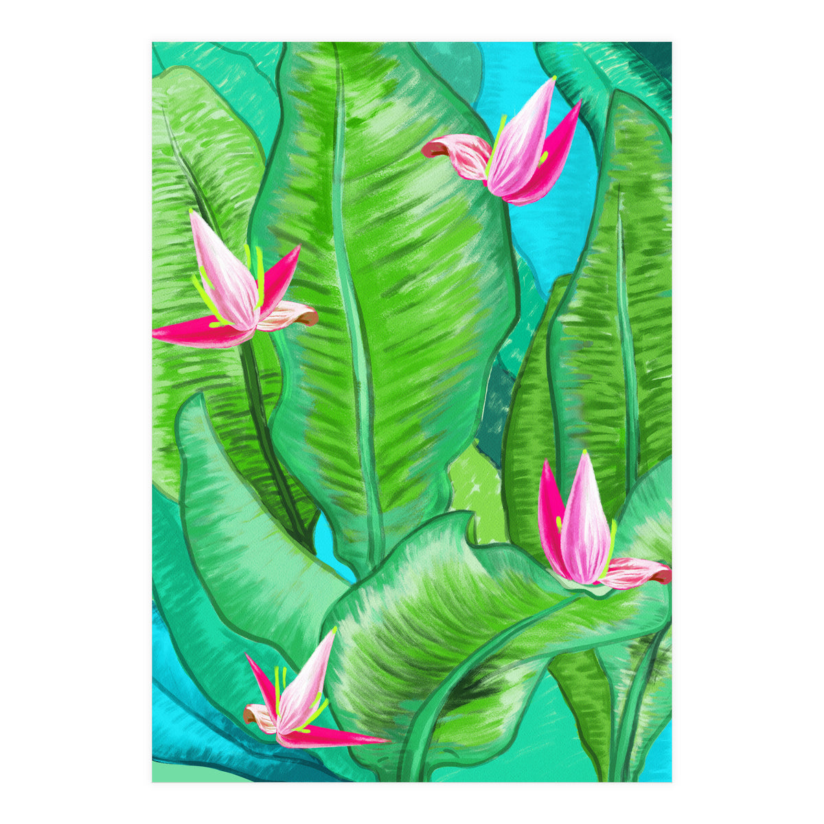 Banana Floral (Print Only)