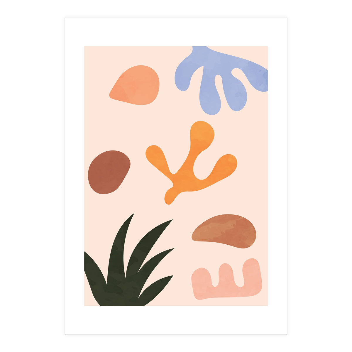 Abstract Botanical Plant (Print Only)