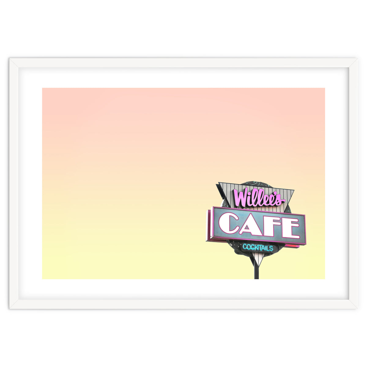 Willees Cafe and Cocktails Neon Sign