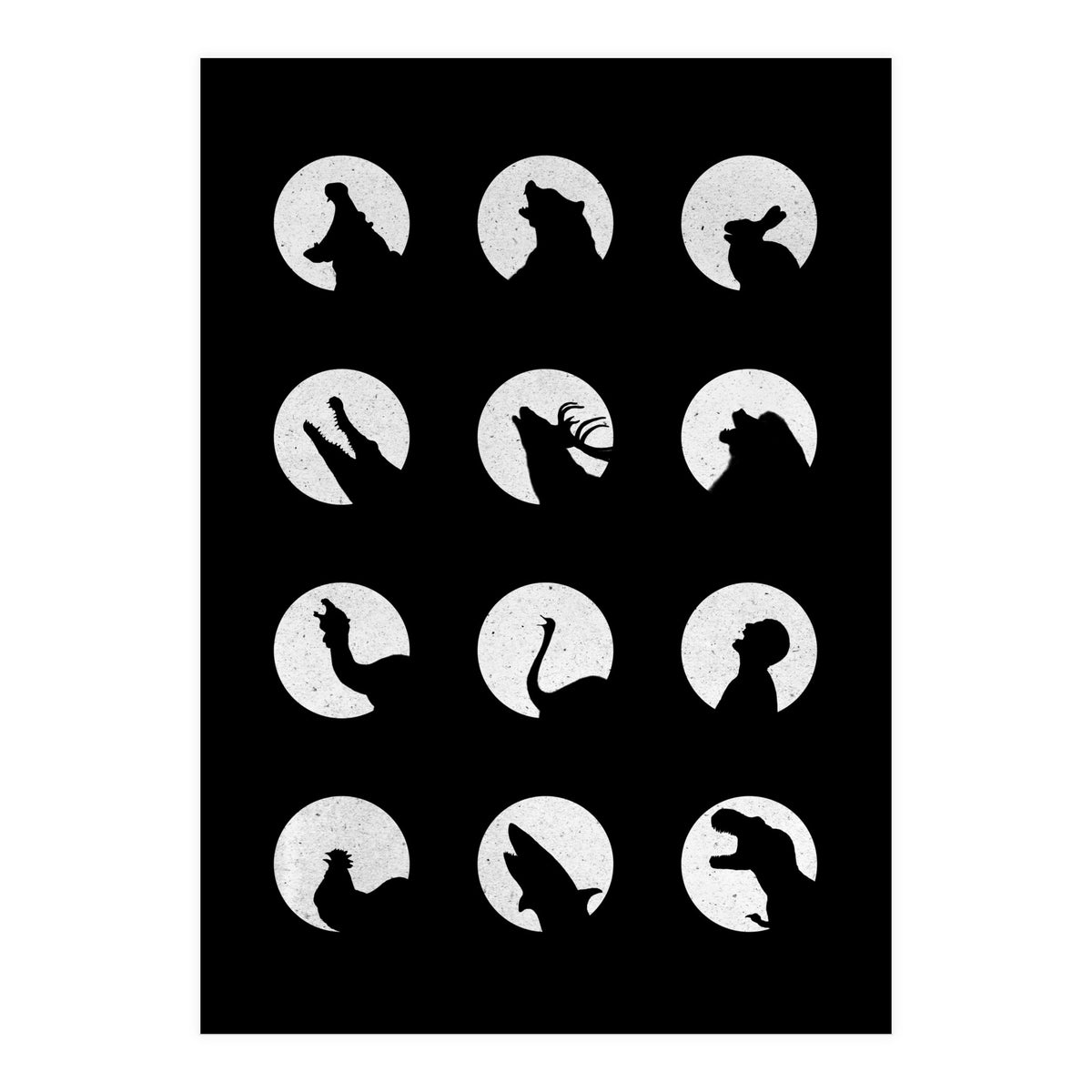 Wolf's Night Off (Print Only)