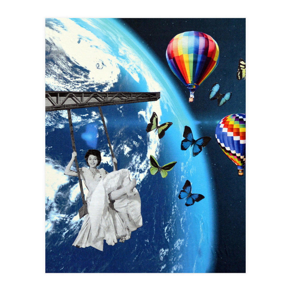 Swing Girl Collage (Print Only)