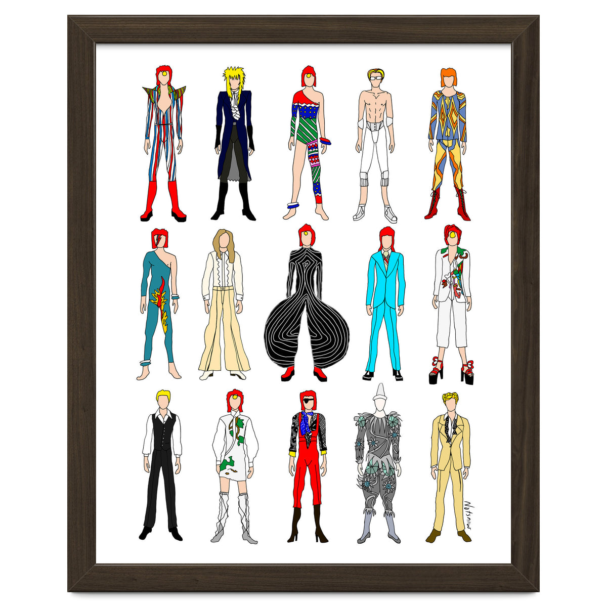 Outfits of Bowie Fashion