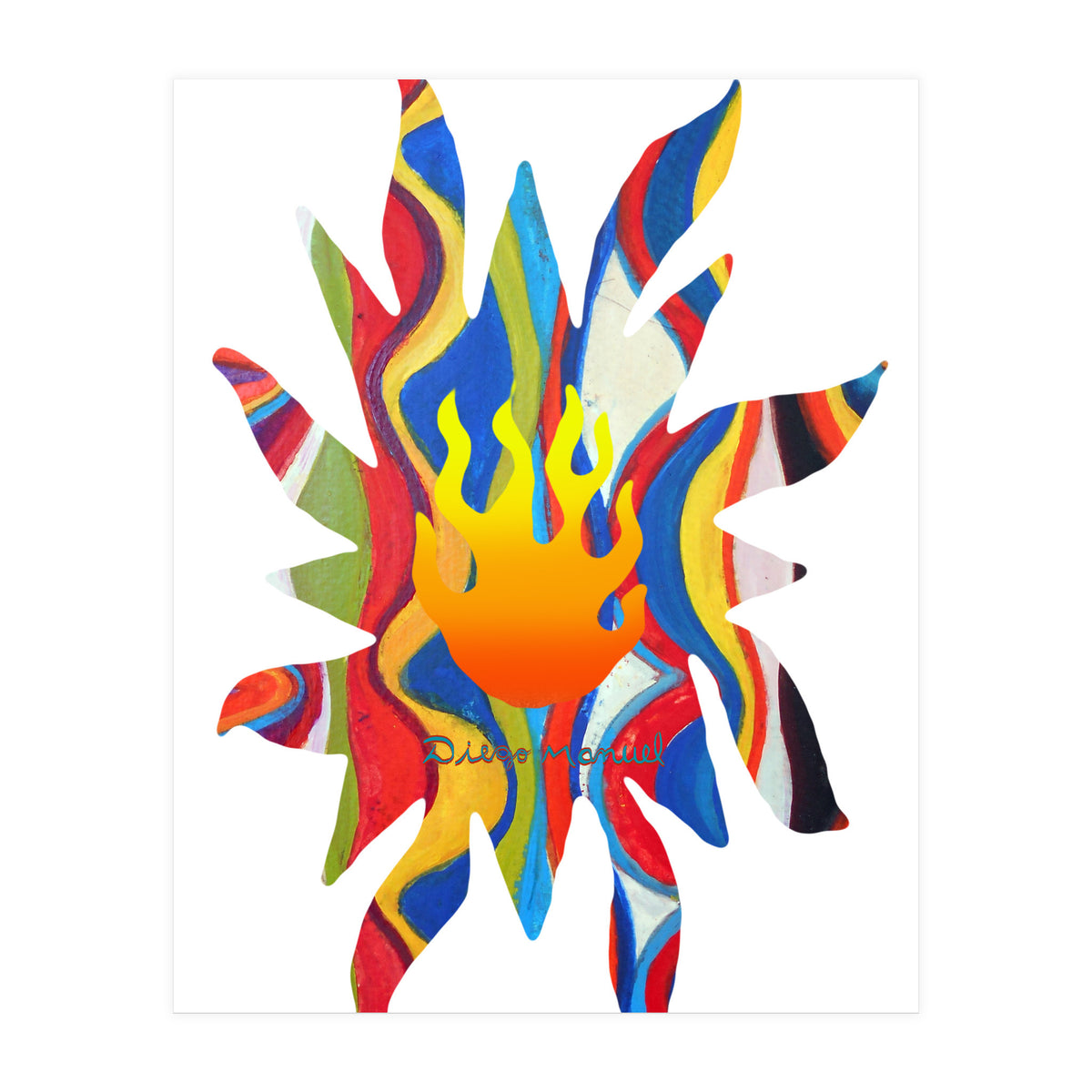 Fuego 25 Copia (Print Only)