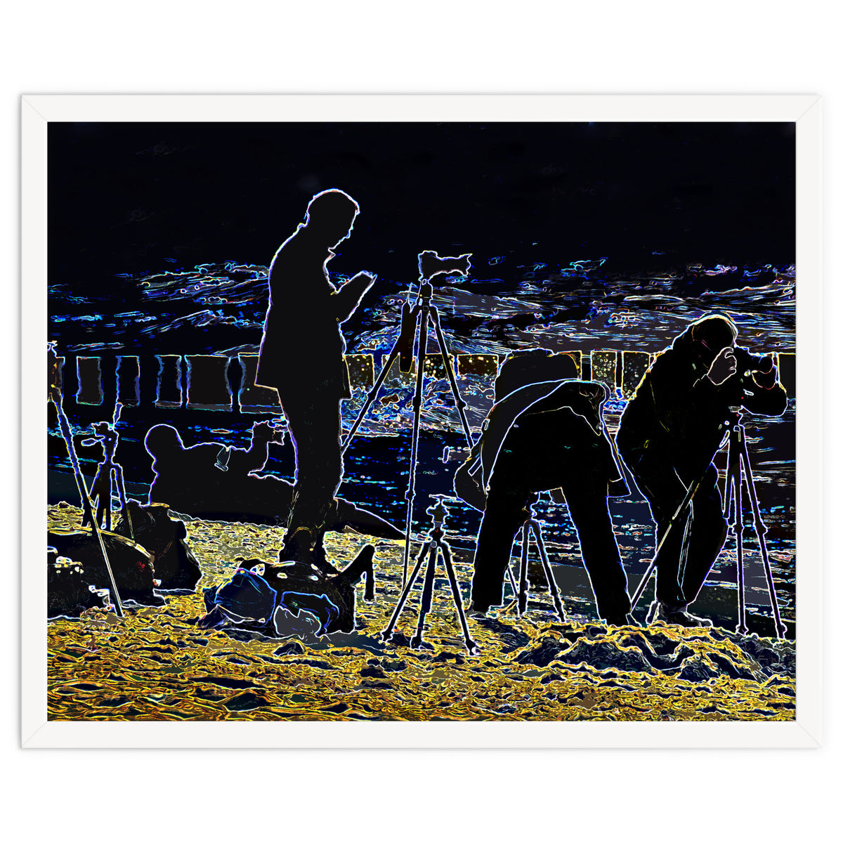 Photographers at the beach