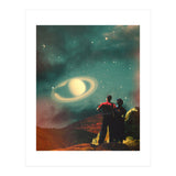 You, Me And Saturn (Print Only) thumbnail
