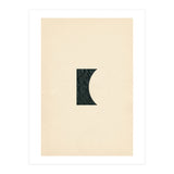 Cut black shape on beige (Print Only) thumbnail