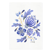 Protea Floral | Blue (Print Only)