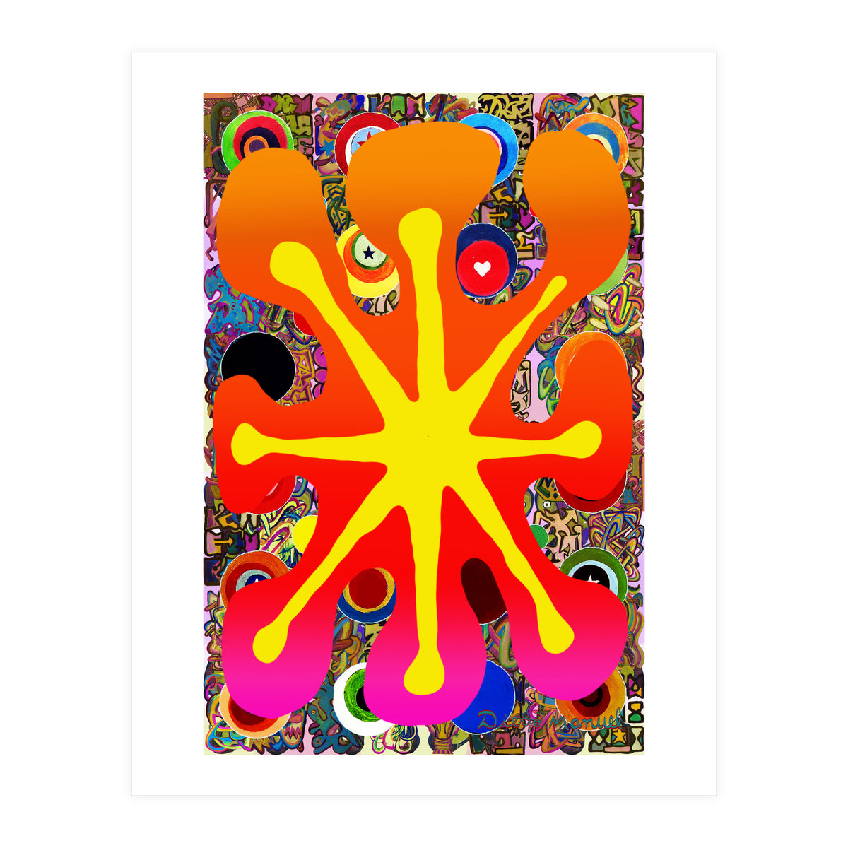 Fuego Y Graffiti 87 (Print Only)