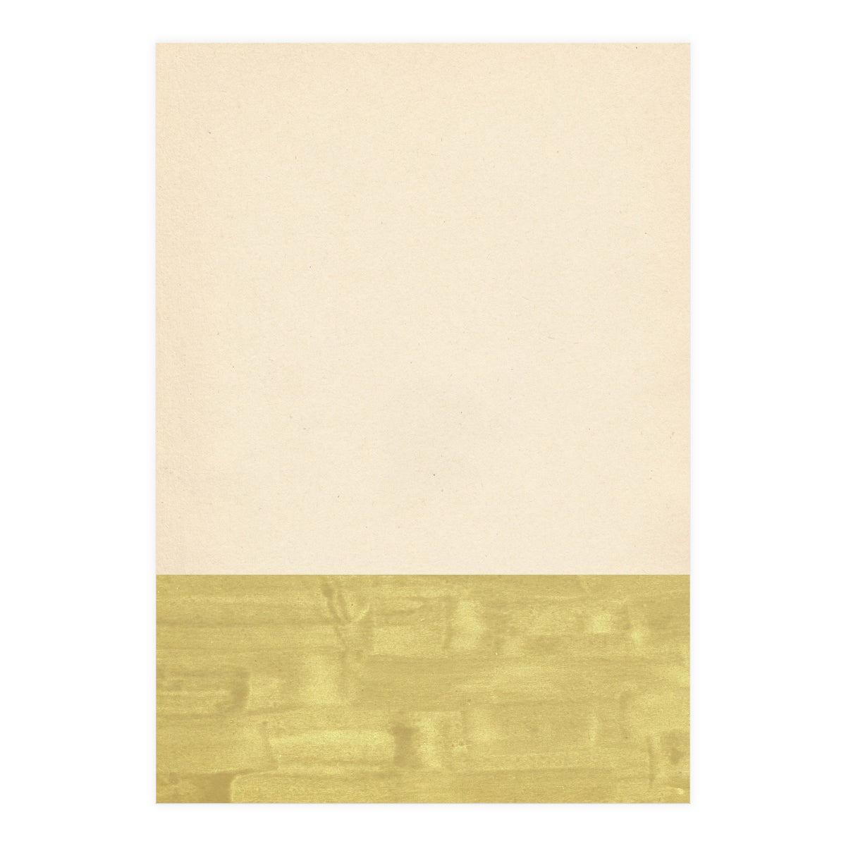 Green and beige color blocks (Print Only)