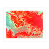 Sea Green And Coral (Print Only) thumbnail