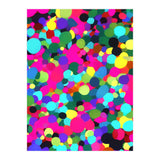 A Mess Of Colors, Eclectic Colorful Water Balloons, Fun Party Confetti Polka Dots Painting (Print Only) thumbnail