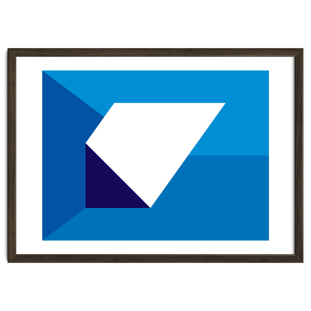 Geometric Shapes No. 32 -  blues