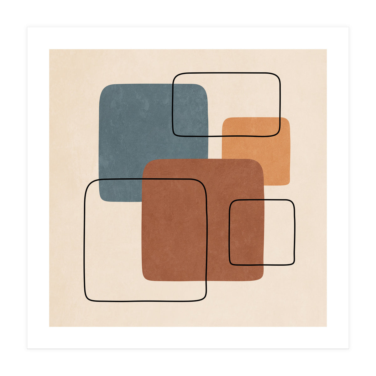 SQUARE SHAPES 02 (Print Only)
