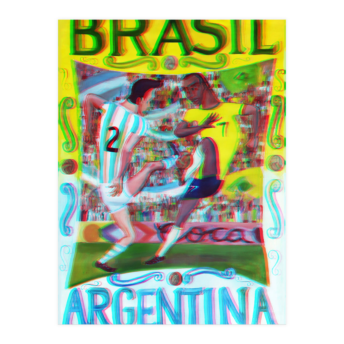 Brasil Argentina (Print Only)
