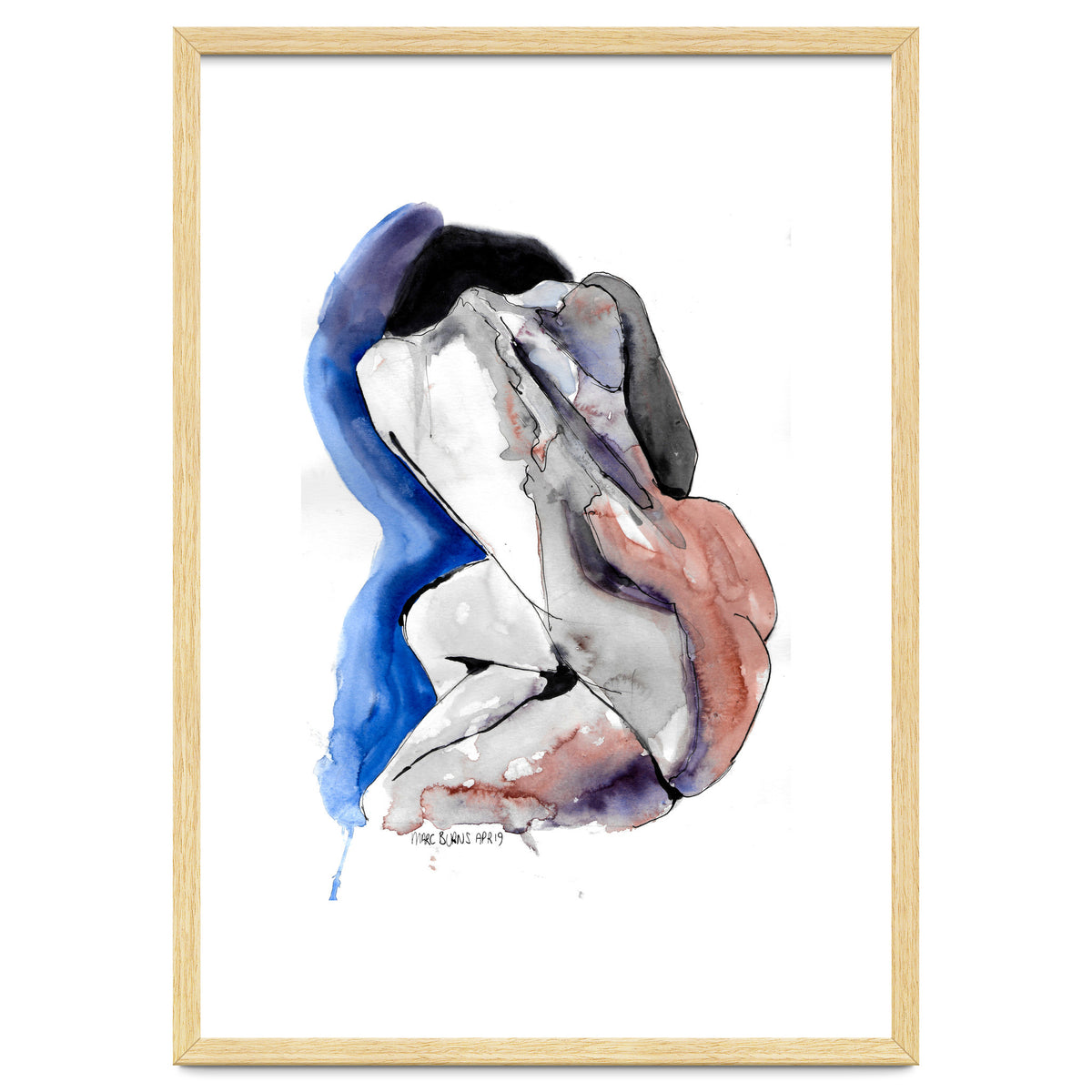 Untitled #2 - Nude with her back to the viewer