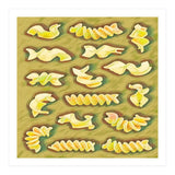 Pasta shapes fusilli and rotini (Print Only) thumbnail