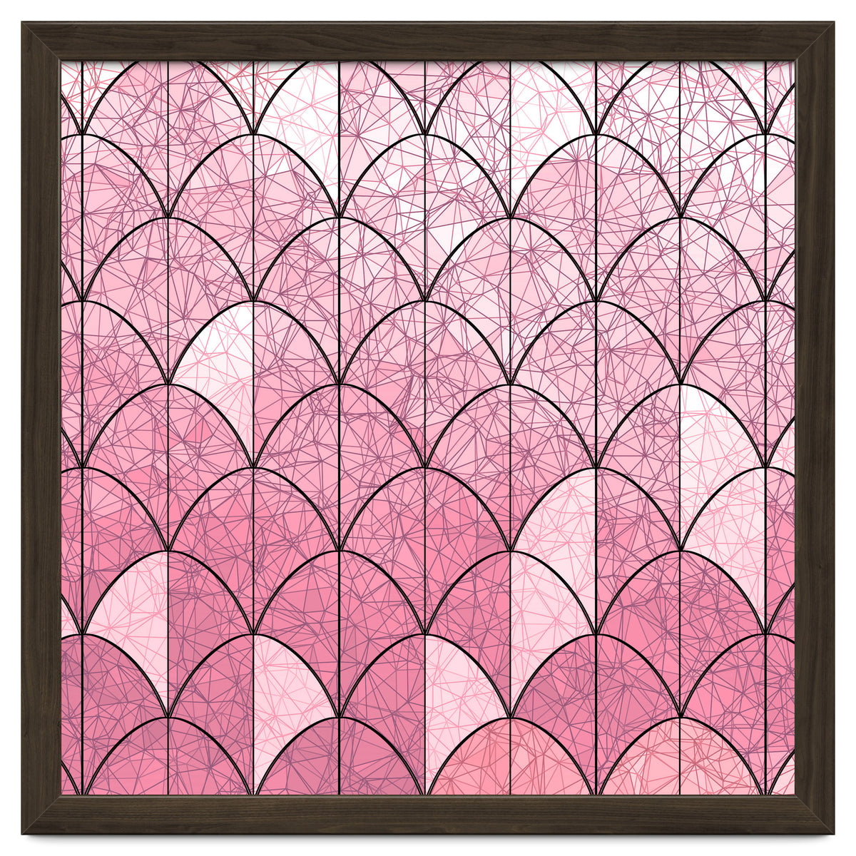 Mermaid scales pink and black