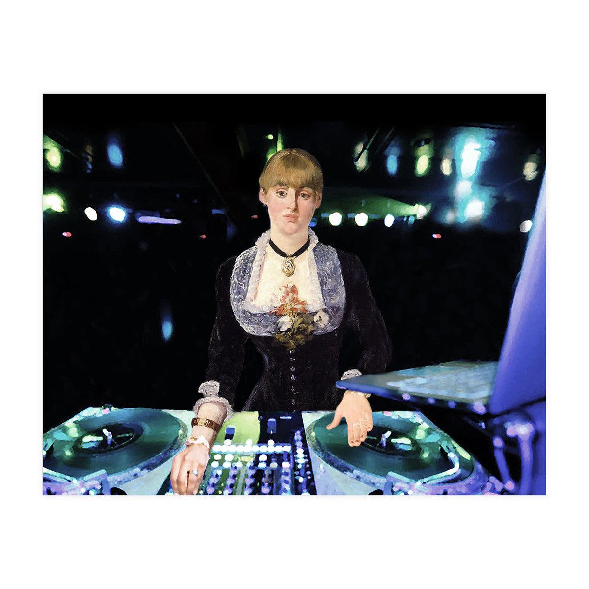 A Dj At The Foliesbergre (Print Only)