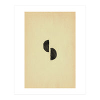 Abstract mid-century modern shapes (Print Only)