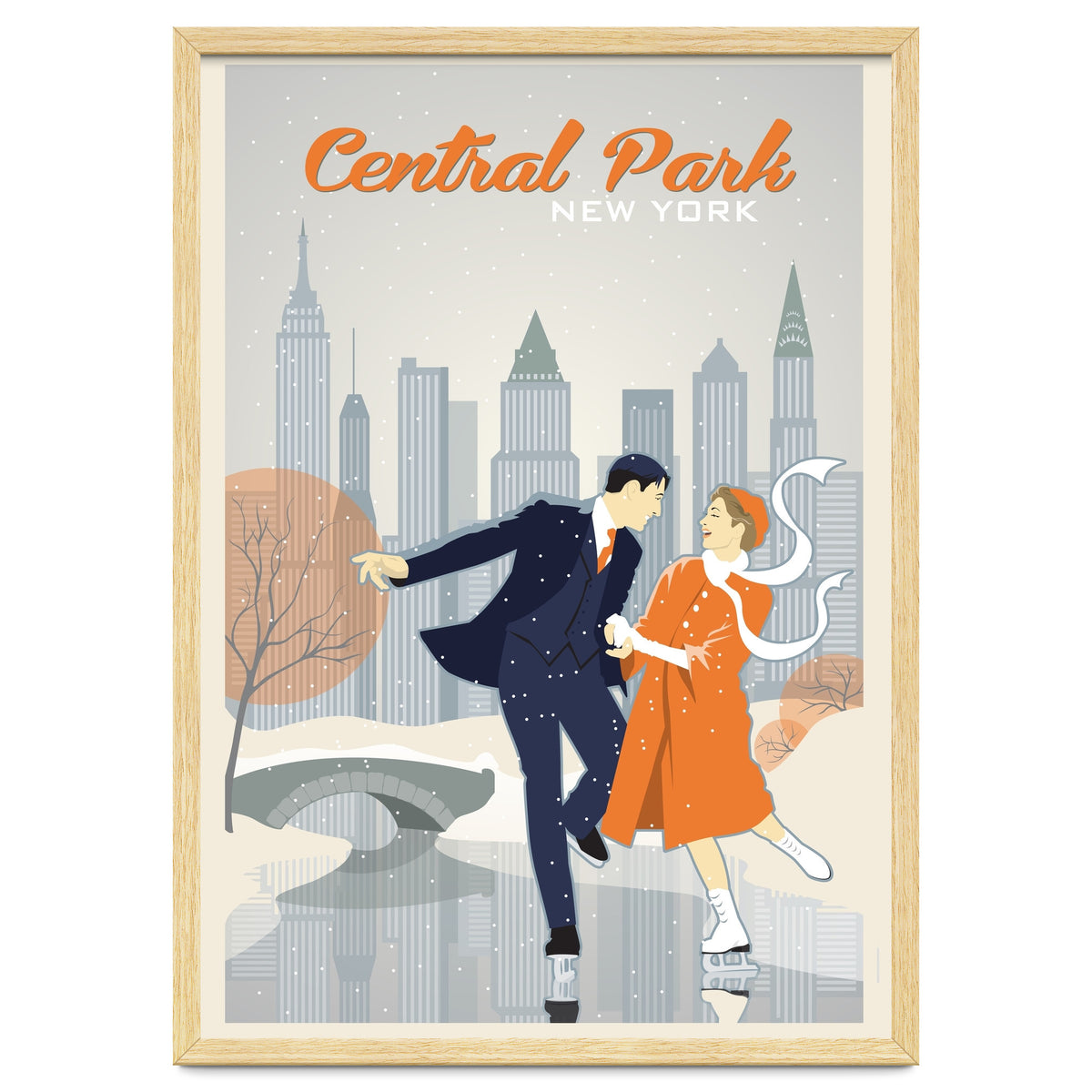 Skating in Central Park