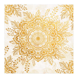 Queen Starring of Mandala-Gold Sunflower I (Print Only) thumbnail