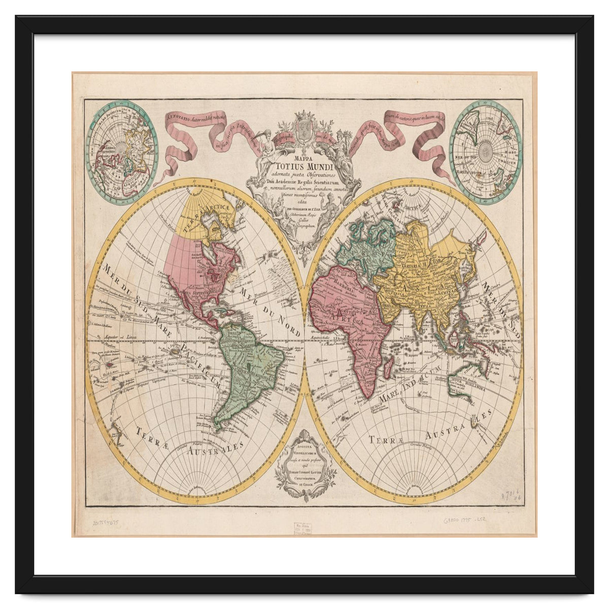 Old world mapa mundi