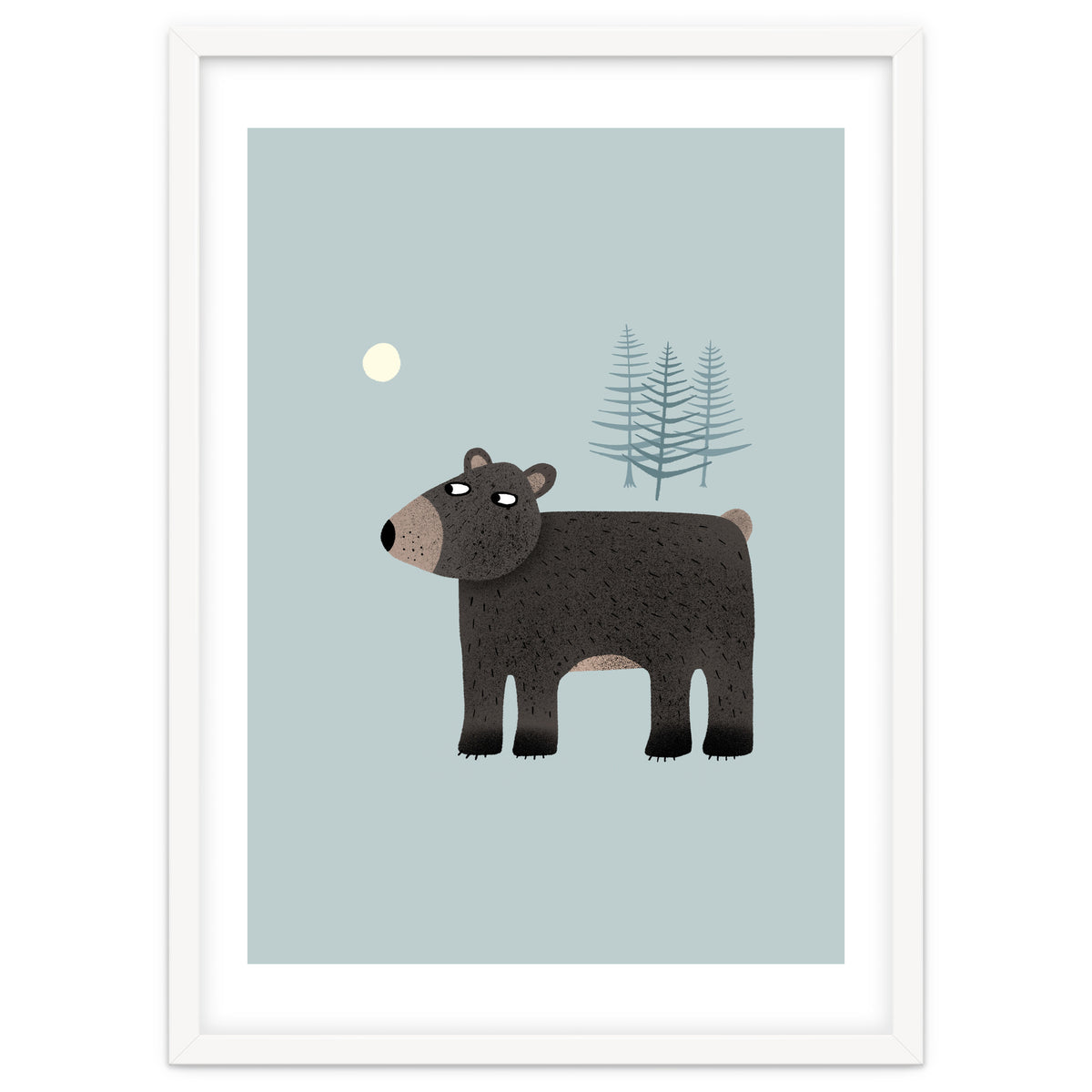 The Bear, the Trees and the Moon