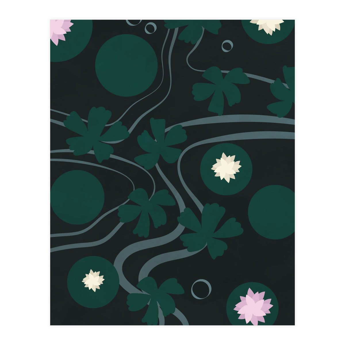 Lake At Night (Print Only)