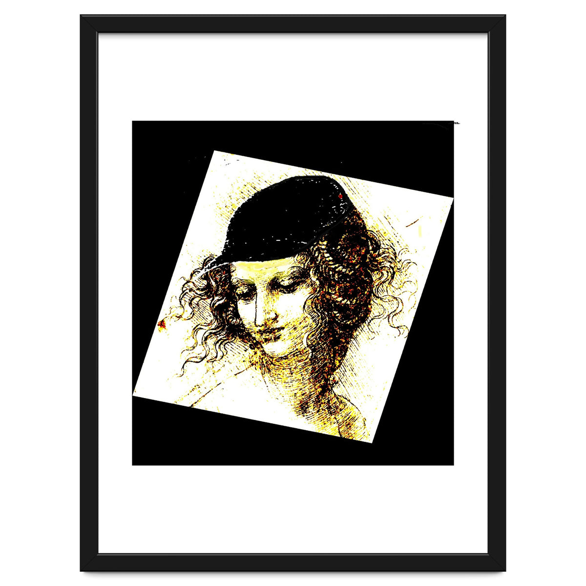 Renaissance women with baseball cap