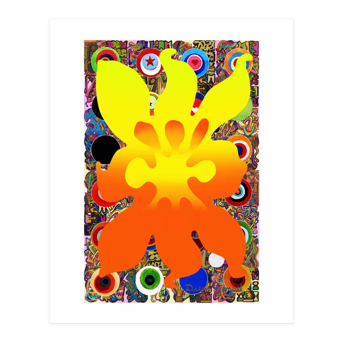 Fuego Y Graffiti 81 (Print Only)