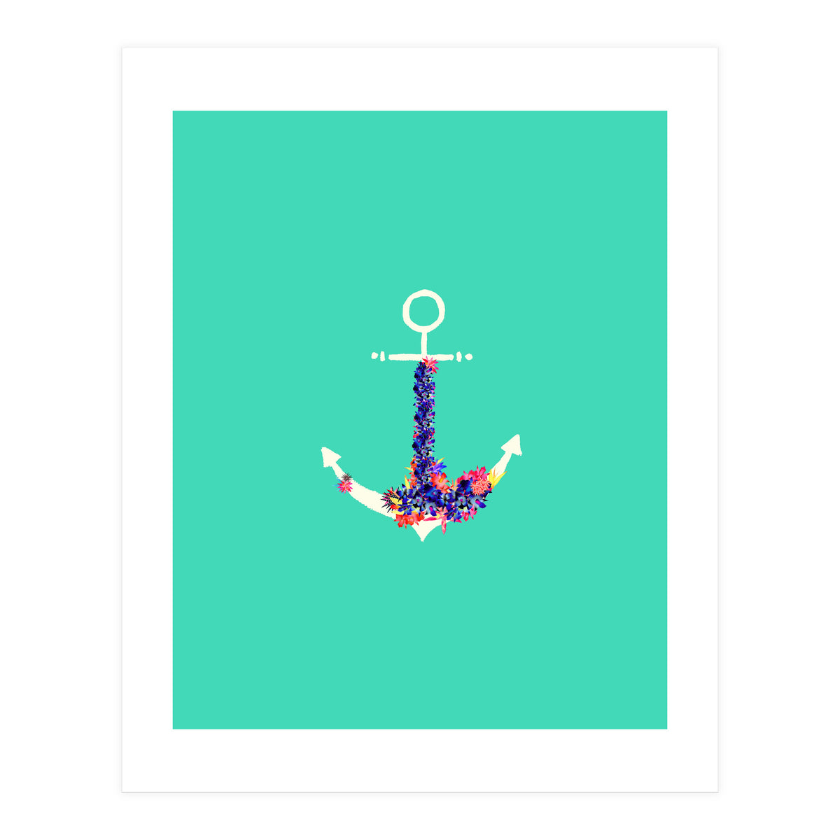 Floral Anchor (Print Only)