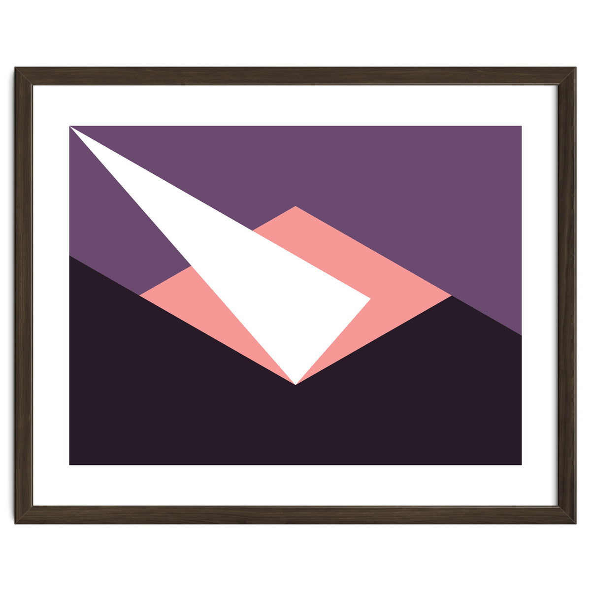 Geometric Shapes No. 59 - pink & purple
