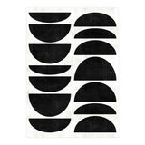 Mid-Century Modern Pattern No.9 - Black and White Concrete (Print Only) thumbnail