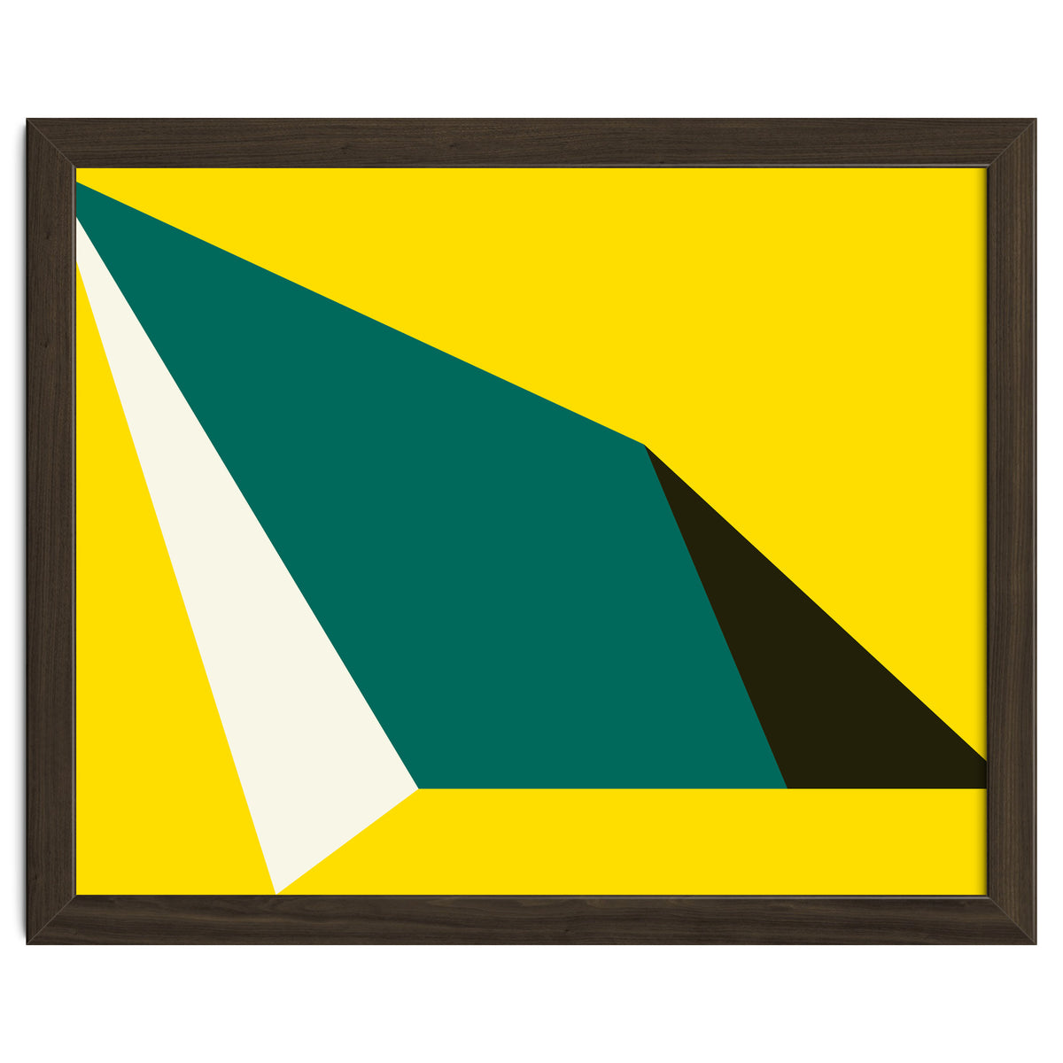 Geometric Shapes No. 74 - yellow, green & black
