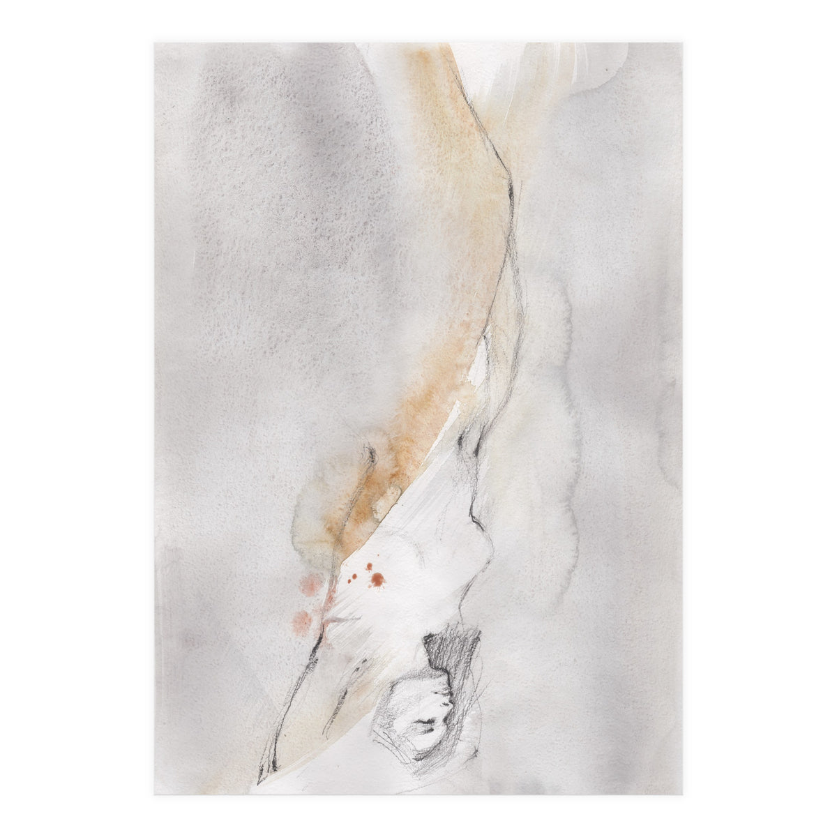 Drawing of a beautiful girl (Print Only)