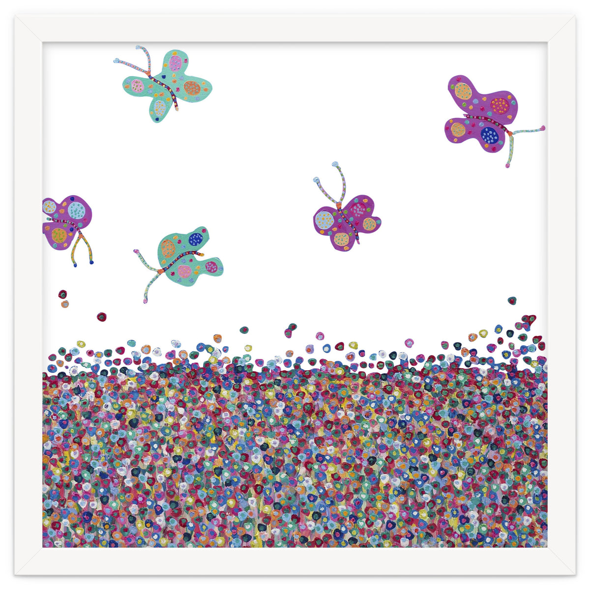 Butterflies Are Free (white)