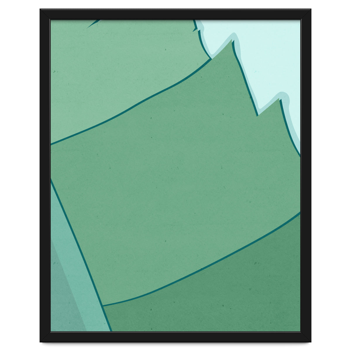 Abstract Banana Leaves Three - Greener Eden