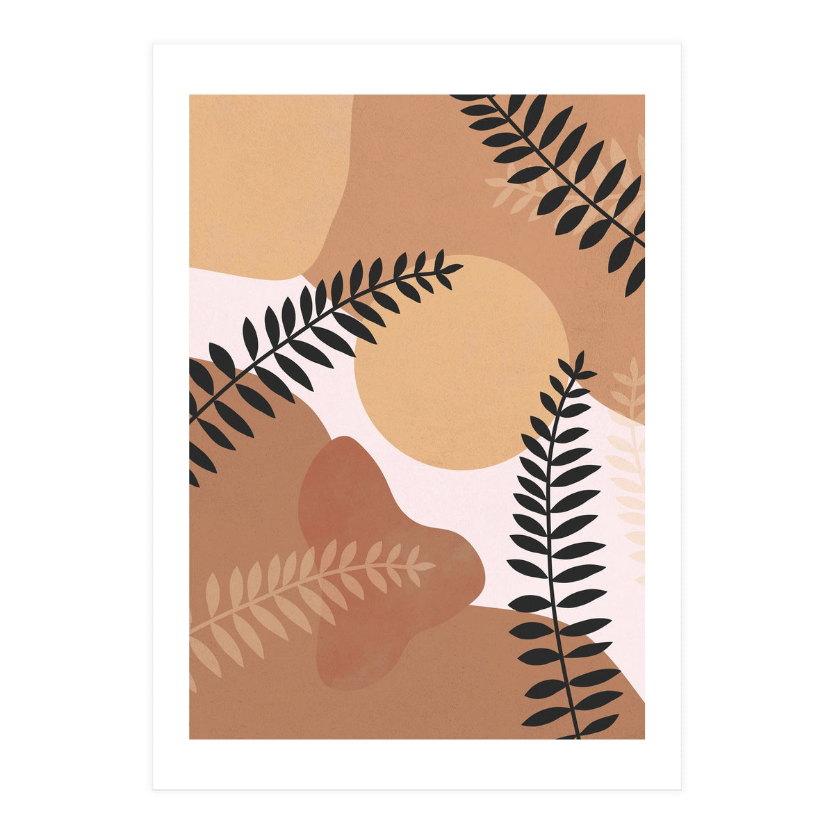 Boho Fern Leaves (Print Only)
