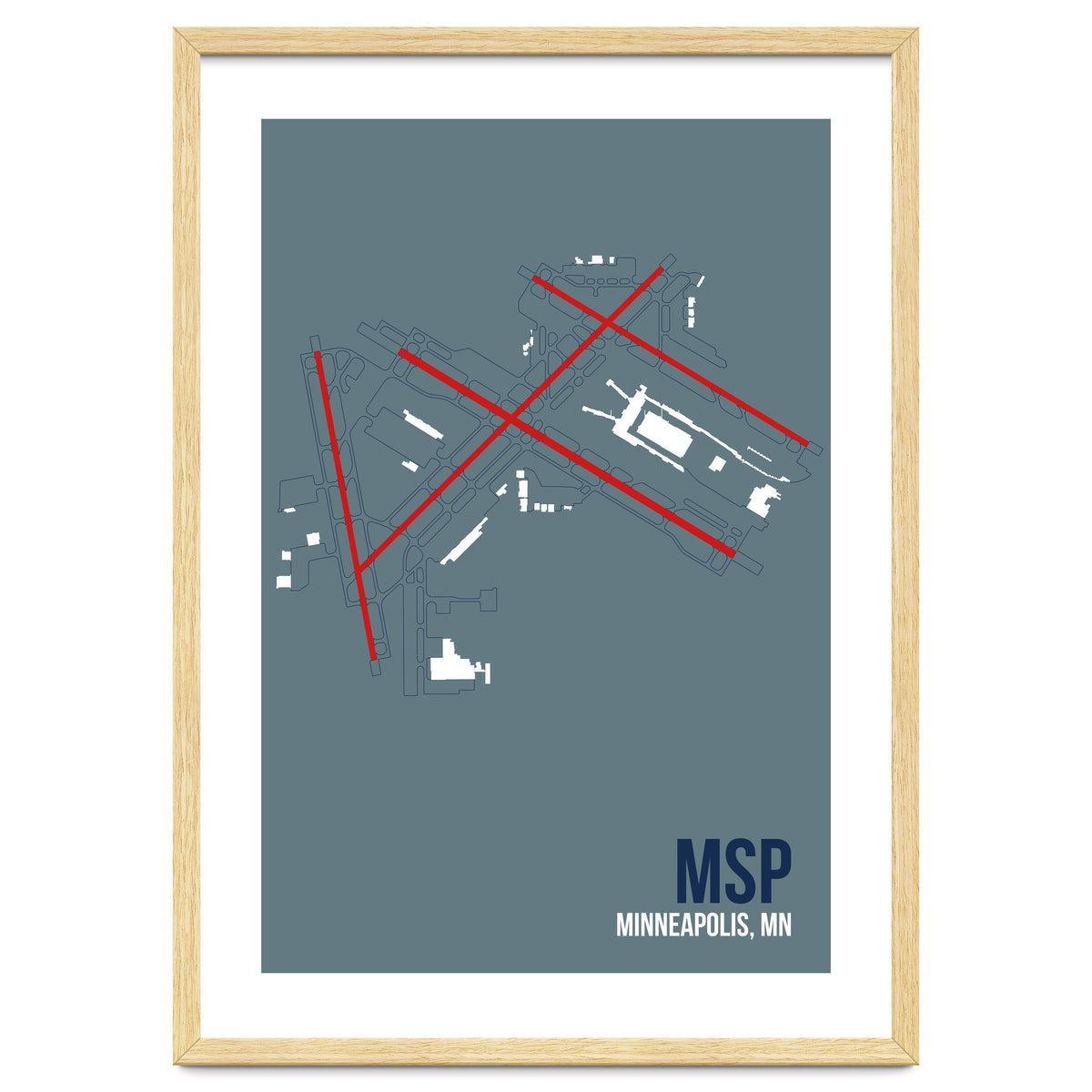 Minneapolis Airport Layout