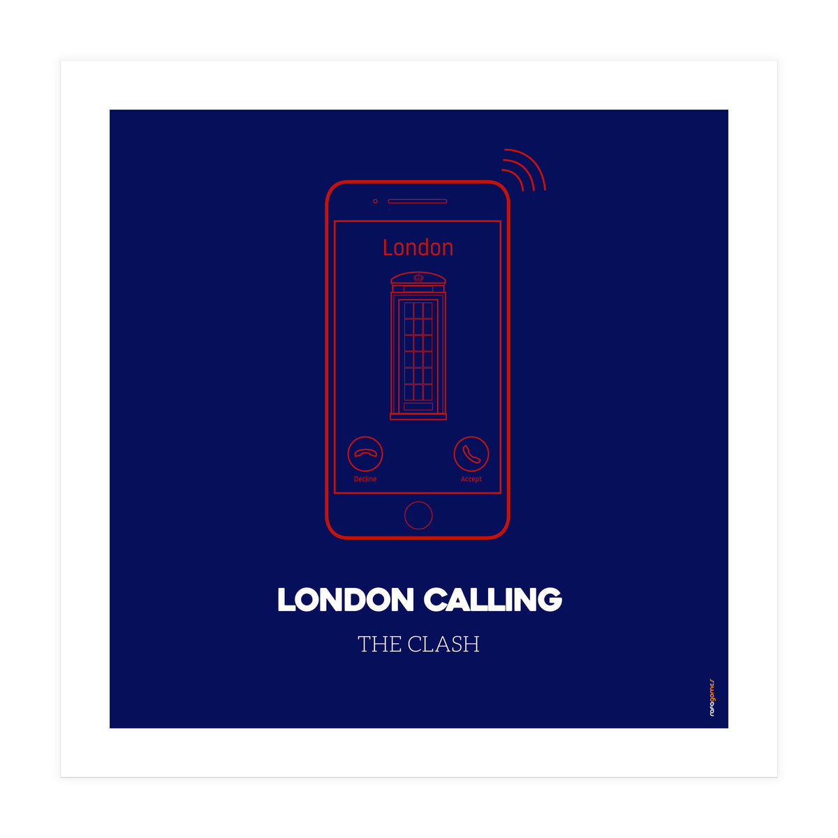 The Clash London Calling (Print Only)