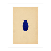 Ultramarine minimalist vase (Print Only)