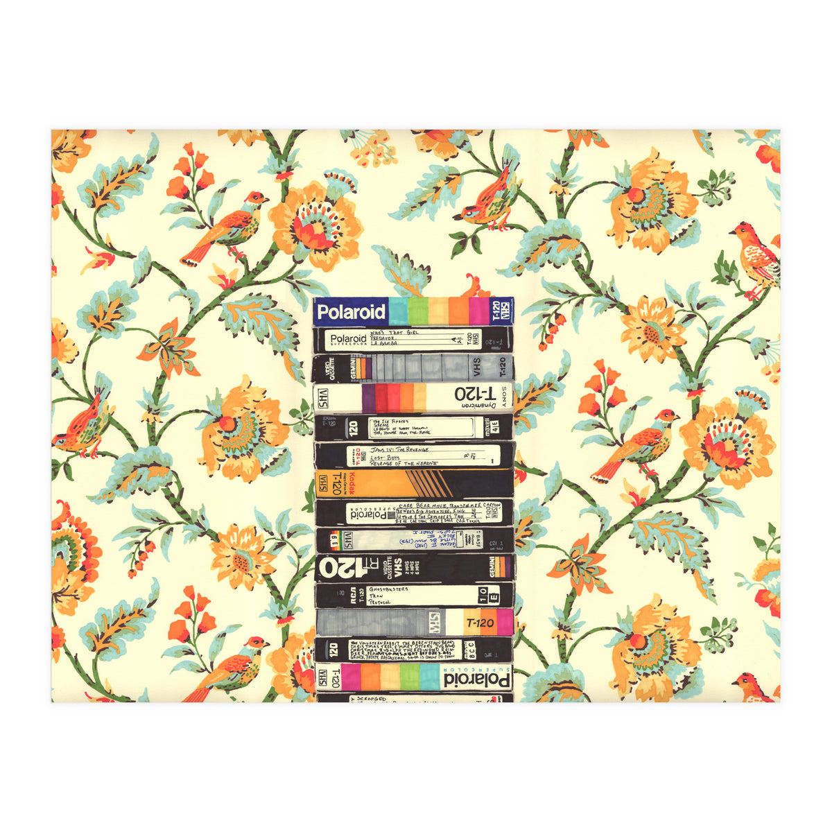 VHS & Entry Hall Wallpaper (Print Only)