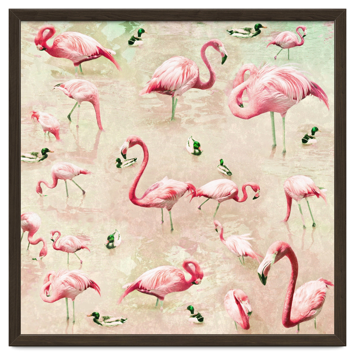 Flamingos Vintage Pink