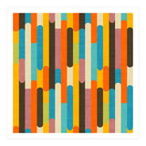 Retro Color Block Orange (Print Only) thumbnail