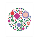 happy colorful flowers (Print Only) thumbnail
