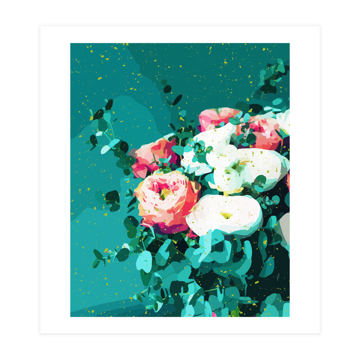 Floral & Confetti (Print Only)