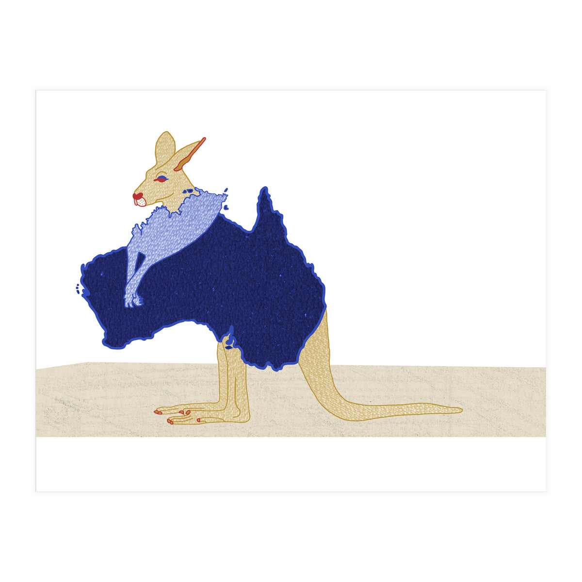 Australian Kangaroo (Print Only)