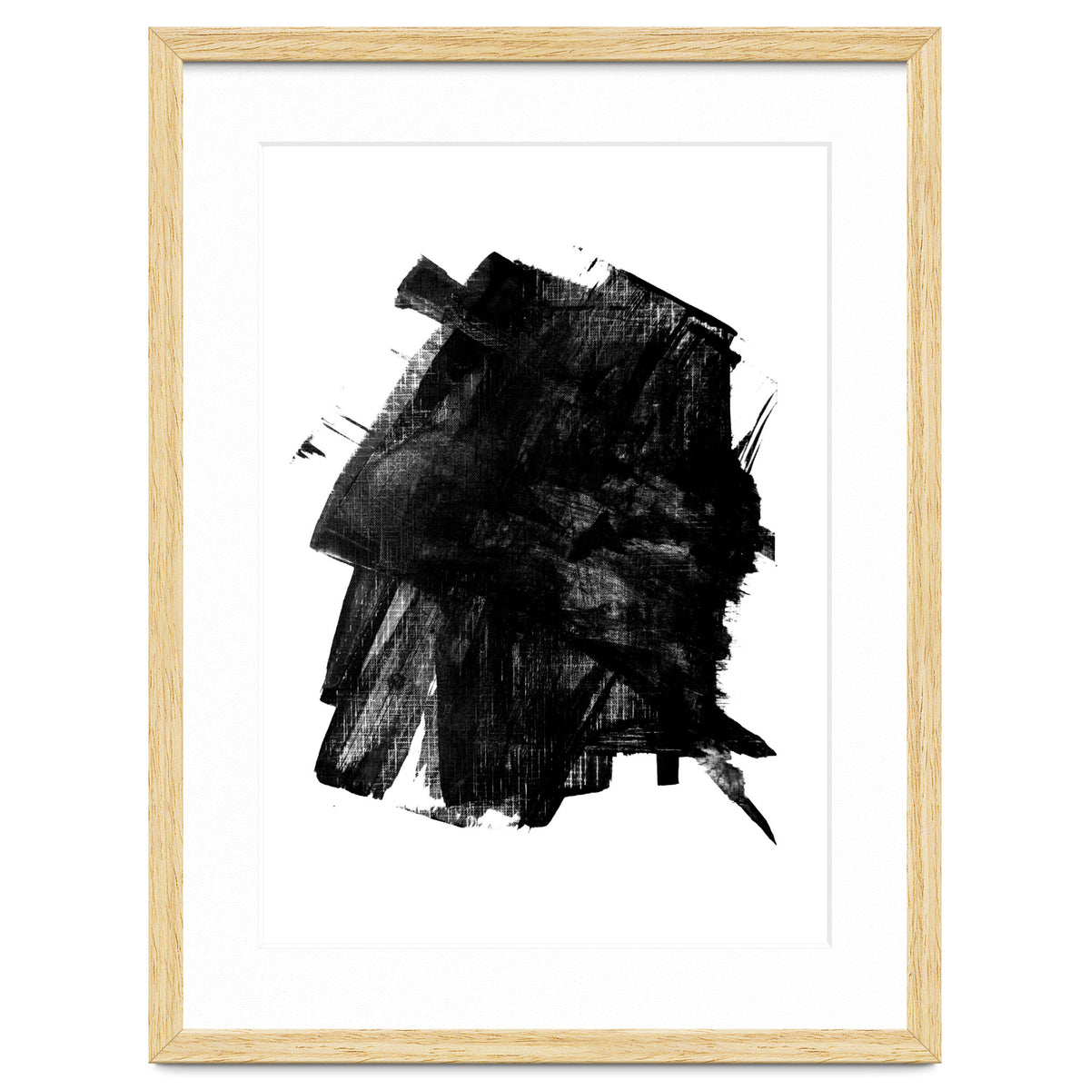 Minimalist Textured Brushstroke Art #3