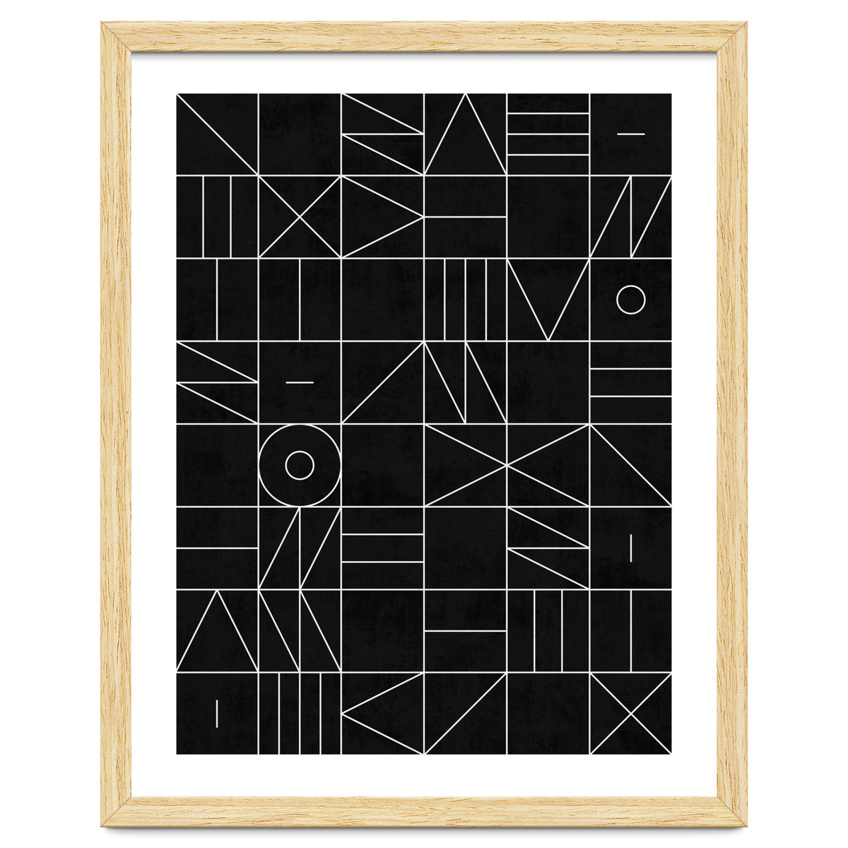 My Favorite Geometric Patterns No.9 - Black