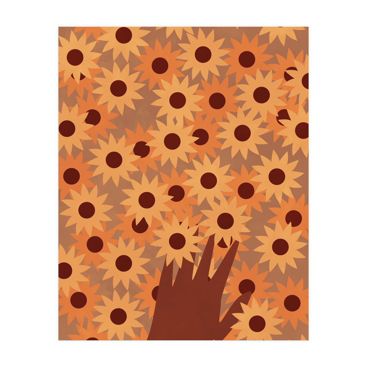 Flower Fields Boho Style (Print Only)